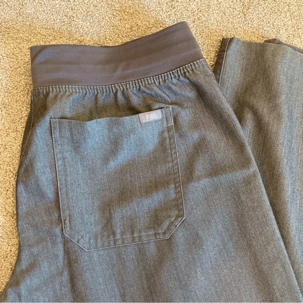 Mp Figs Graphite Gray Scrub Pants, Technical Coll… - image 2